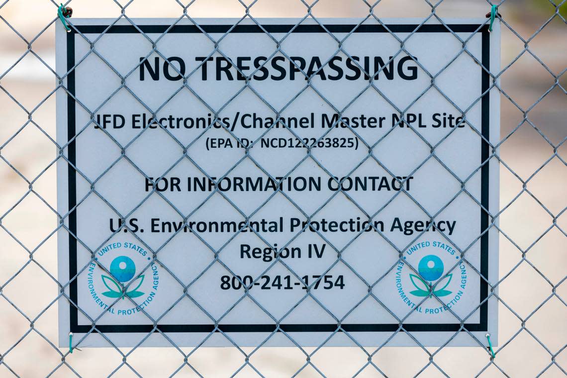 JFD Electronics, a manufacturer of antennas and amplifiers once operated at this now empty site at 620 West Industry Drive in Oxford.