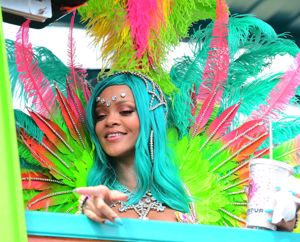 <p>As usual, the singer looked incredible, this time while celebrating in Barbados for the Crop Over Festival. Her former flame Chris Brown <a rel="nofollow" href="https://www.yahoo.com/celebrity/chris-brown-apos-rihanna-apos-082605557.html" data-ylk="slk:certainly noticed;elm:context_link;itc:0;sec:content-canvas;outcm:mb_qualified_link;_E:mb_qualified_link;ct:story;" class="link  yahoo-link">certainly noticed</a>. (Photo: 247PAPS.TV/Splash News) </p>