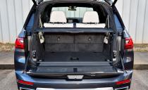 <p>With all of its seats raised, the X7 offers a modest 12 cubic feet of cargo space. </p>