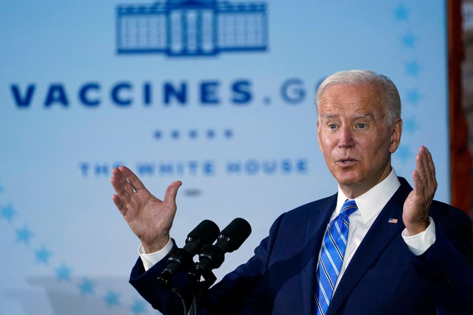 President Joe Biden in Elk Grove Village, Ill., on Oct. 7, 2021.