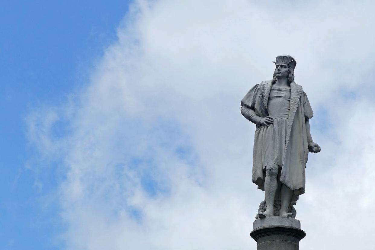 The statue of Christopher Columbus in Columbus Circle, New York City. <a href="https://www.shutterstock.com/image-photo/statue-christopher-columbus-square-new-york-1012343962?src=8k_EFu-ejBPvyrHuoW7PLA-1-37" rel="nofollow noopener" target="_blank" data-ylk="slk:Zoltan Tarlacz/Shutterstock.com;elm:context_link;itc:0;sec:content-canvas" class="link ">Zoltan Tarlacz/Shutterstock.com</a>