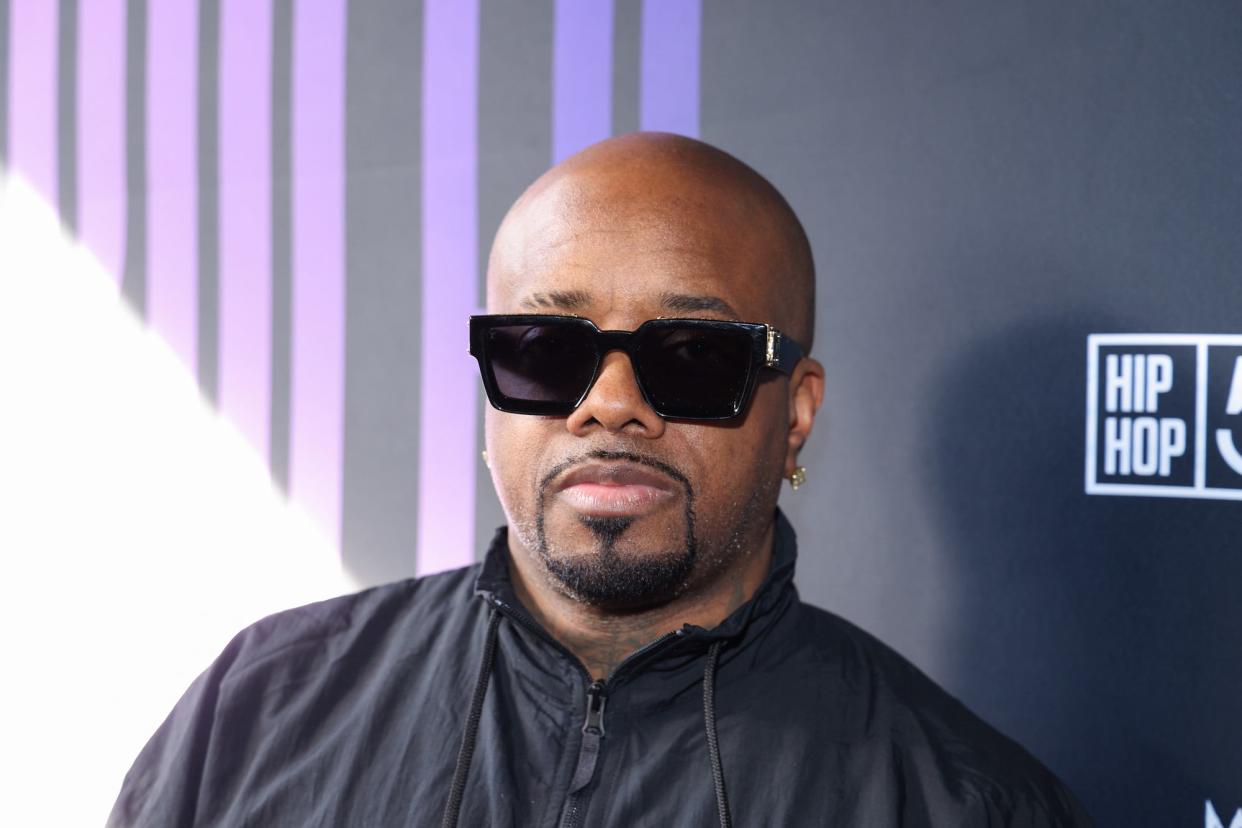 Jermaine Dupri at A Toast to Slick Rick's Grammy Lifetime Achievement Award held at Four Seasons Hotel Los Angeles At Beverly Hills on February 3, 2023 in Los Angeles, California.