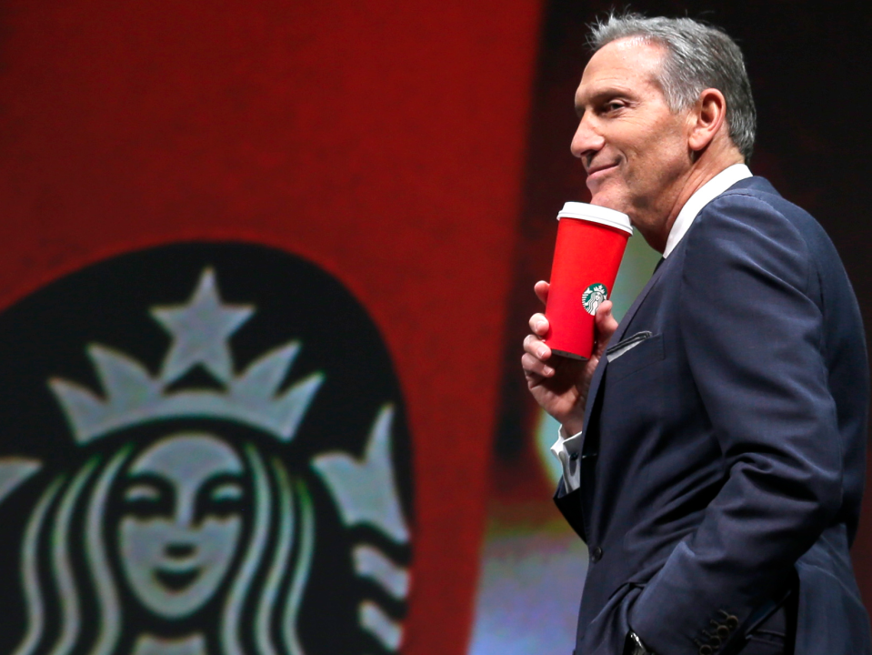 starbucks howard schultz red cup