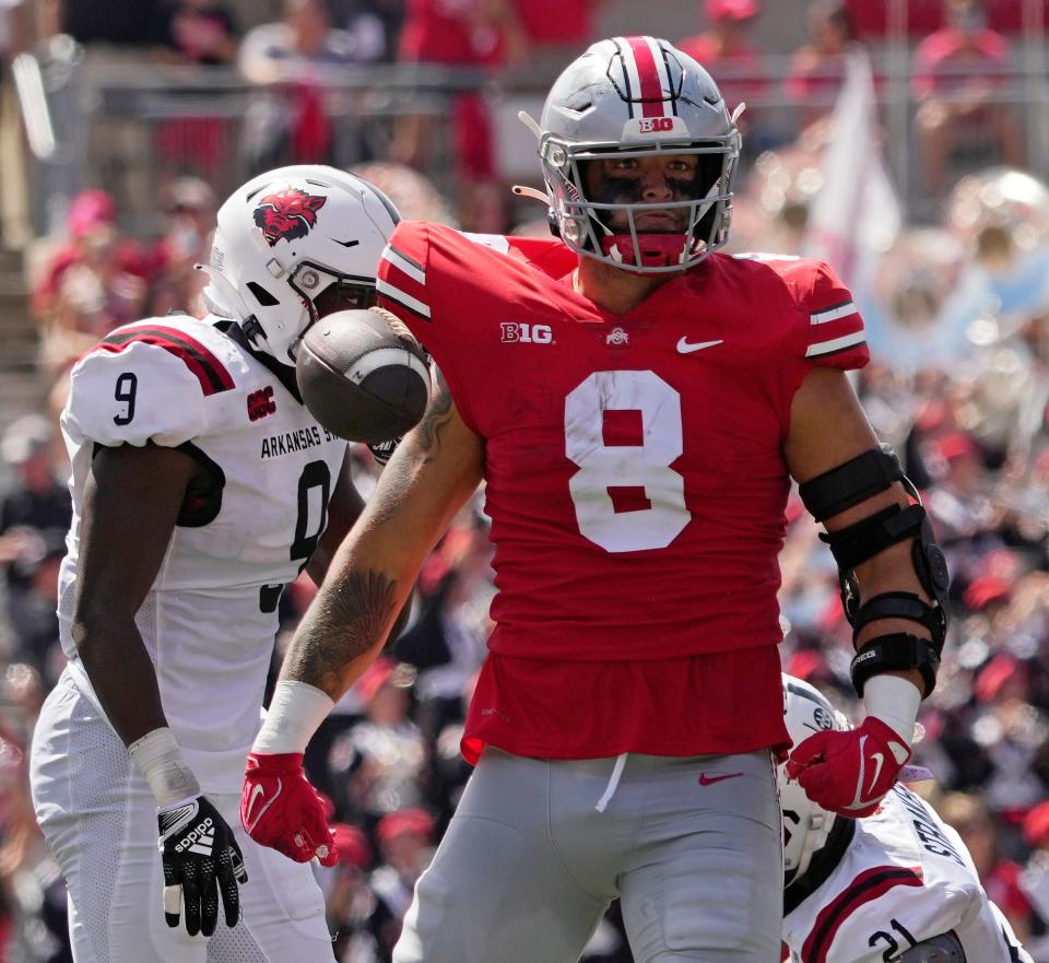 Ohio State tight end Cade Stover named to the Mackey Award watch list