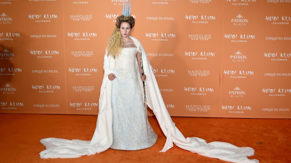 Influencer Alix Earle arrived as Jadis the White Witch from "Narnia." - Noam Galai/Getty Images