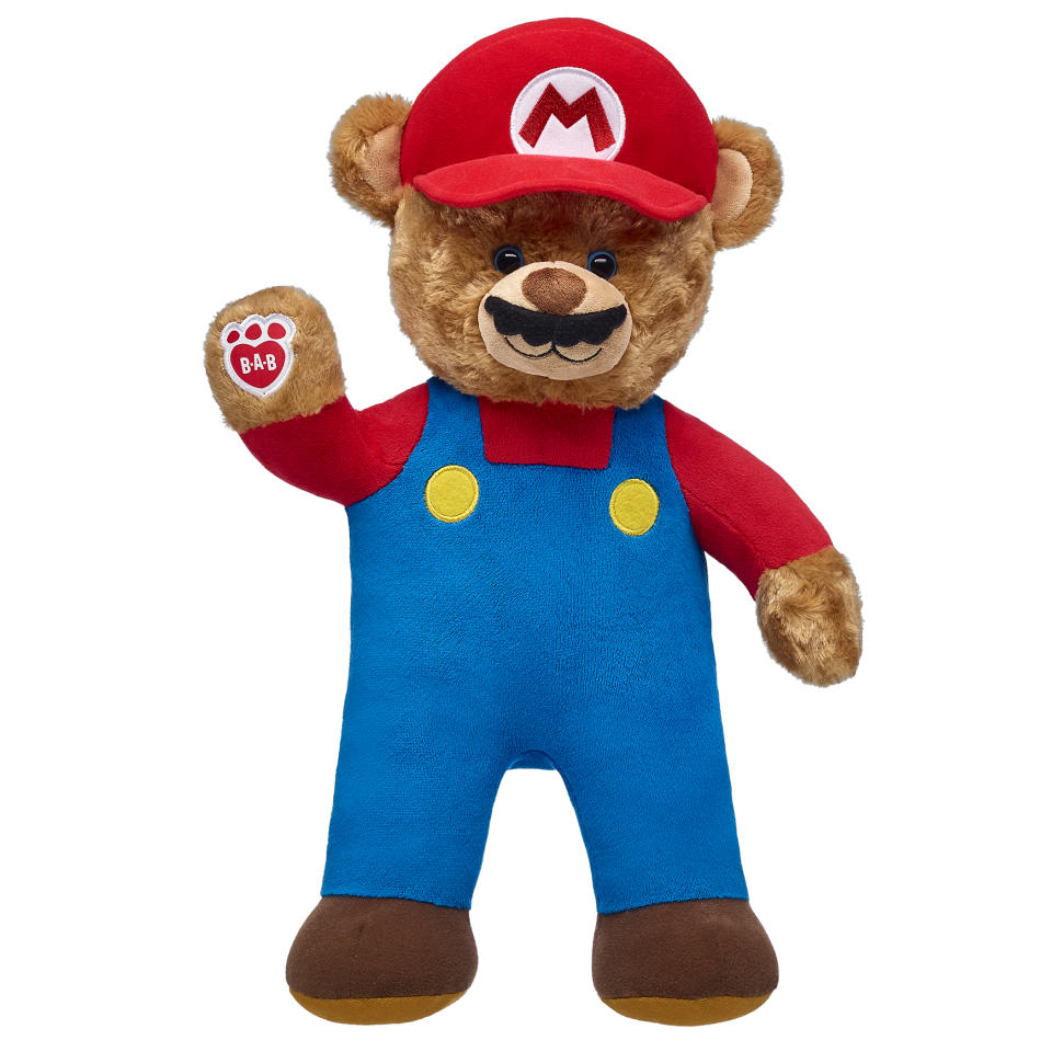 mario bear build a bear