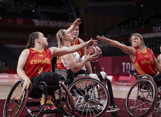 Carrigill, centre, has represented ParalympicsGB at two Games 