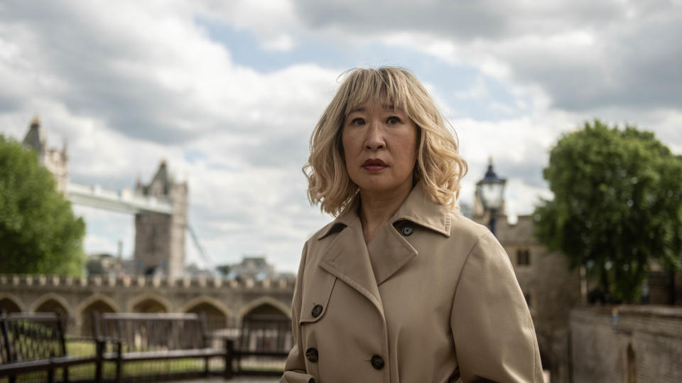 Nombre del programa: Killing Eve Serie 4 - TX: n/a - Episodio: n/a (No. n/a) - Muestra de imágenes: Eve Polastri (SANDRA OH) - (C) BBC America - Fotógrafo: Anika Molnar