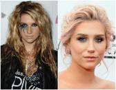 <p>Between get-noticed stage costumes and in-your-face makeup, Ke$ha was <a rel="nofollow noopener" href="https://www.redbookmag.com/life/a42638/celebrities-are-speaking-out-to-freekesha/" target="_blank" data-ylk="slk:never an artist to be ignored;elm:context_link;itc:0;sec:content-canvas" class="link ">never an artist to be ignored</a>. Recently, though, the star has not only dropped the dollar sign in her name (opting for a simple 'S' instead), she's also chosen to wear more neutral tones on the reg. And while she still plays with fun hair trends - the blush pink hair in her is almost angelic - this more calming look seems way more her speed. </p>