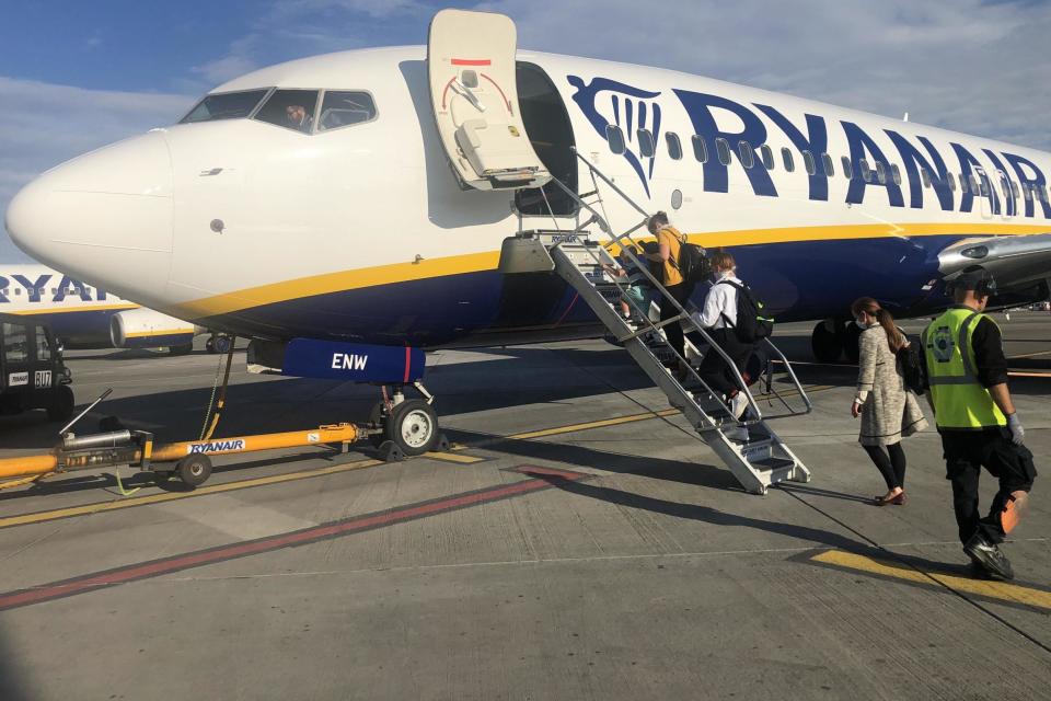 Care port: a Ryanair plane at Dublin airport: Simon Calder