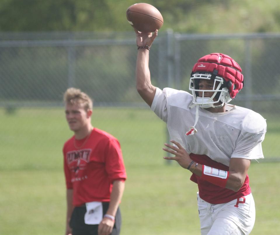 Plymouth's Caiden Allen has the Big Red at No. 6 in the Richland County Football Power Poll.