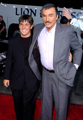 Burt Reynolds and son Quinton at the Hollywood premiere of Paramount Pictures' The Longest Yard