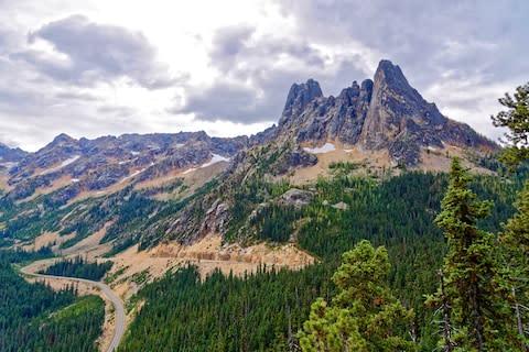 The North Cascades, a swarthy expanse of stone and ice - Credit: GETTY
