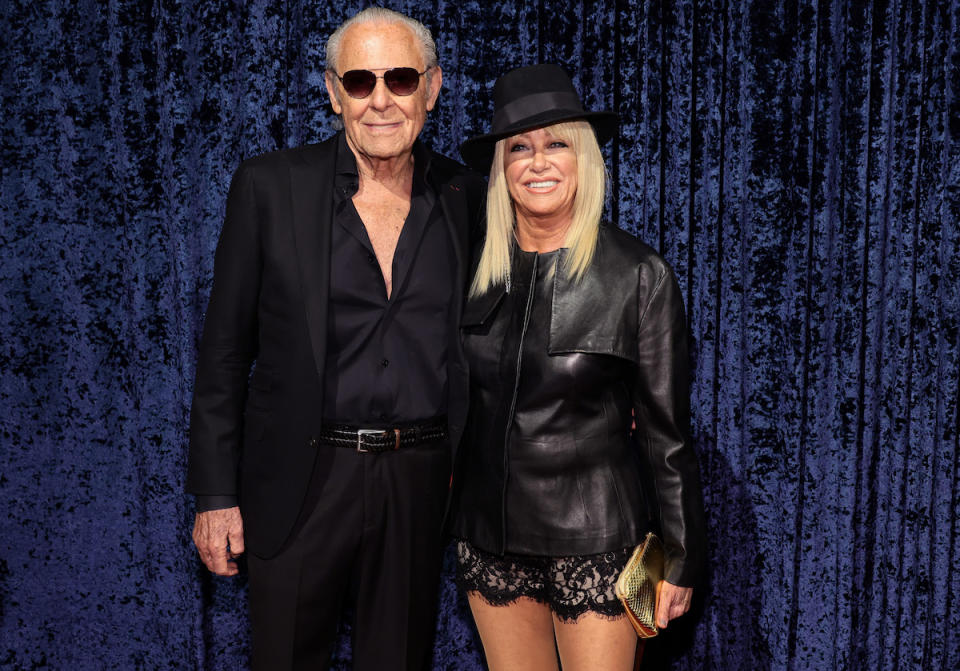 Alan Hamel and Suzanne Somers in 2022