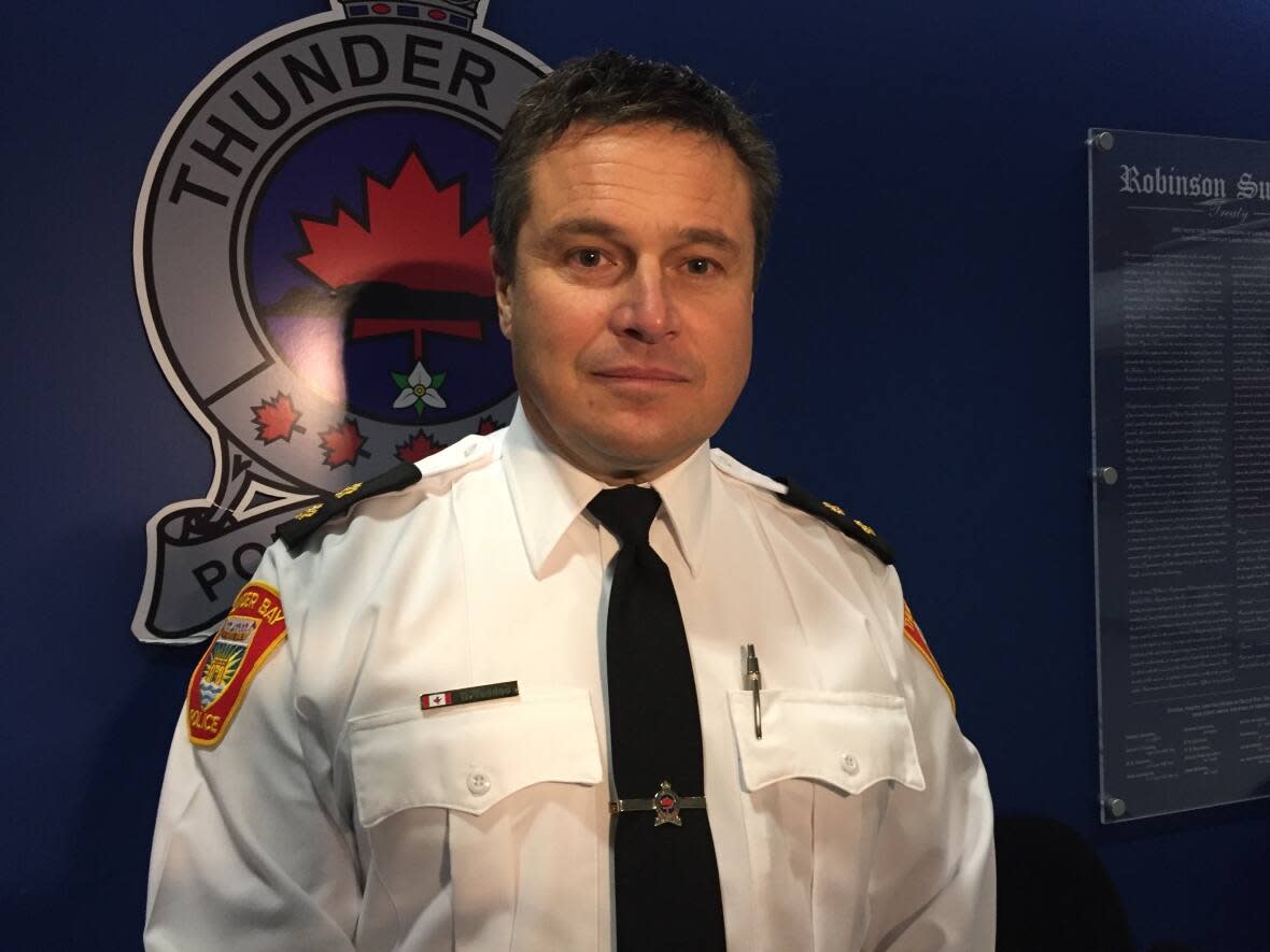 Supt. Dan Taddeo will serve as acting chief of the Thunder Bay Police Service in northwestern Ontario, it was announced Monday. (Cathy Alex/CBC  - image credit)