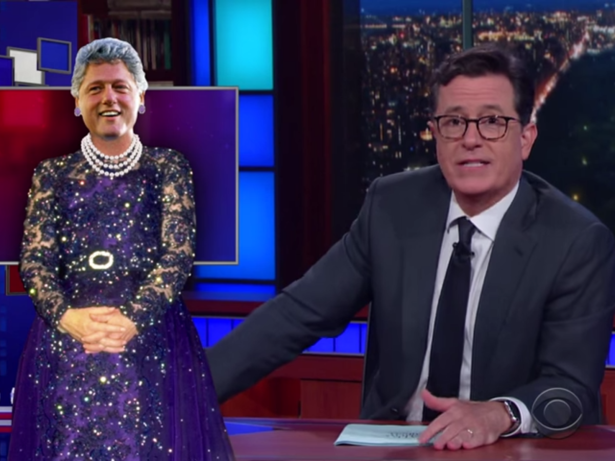 Why Stephen Colbert Is Excited For Bill Clinton As America S First Ladies Man