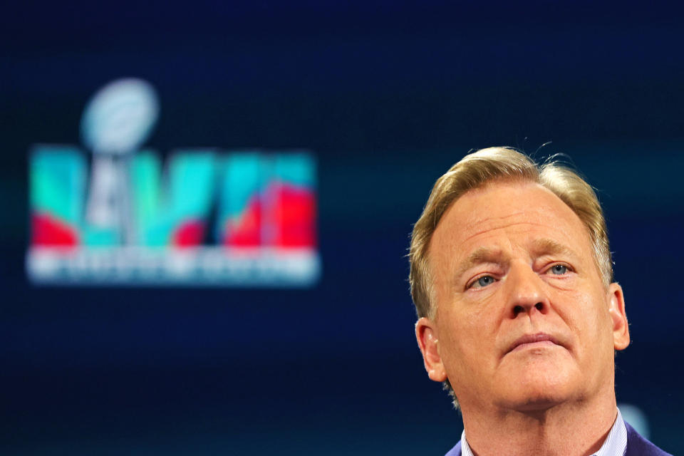 Commissioner Roger Goodell said Wednesday he doesn't think NFL officiating has ever been better, despite a number of flashpoint moments that have called it into question this season. (Photo by Peter Casey/Getty Images)