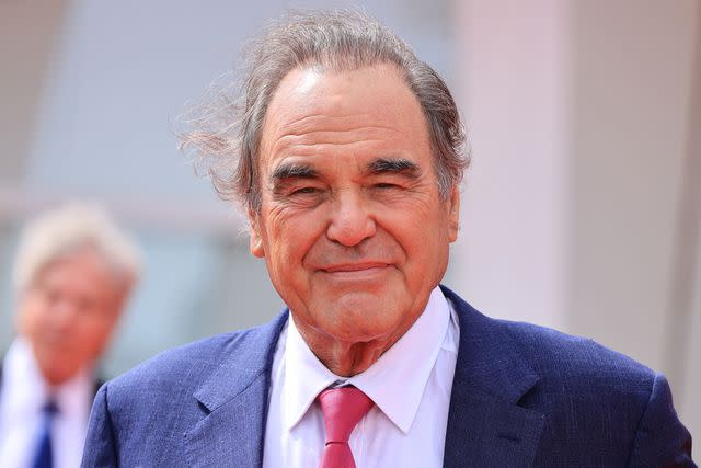 <p>Andreas Rentz/Getty</p> Oliver Stone at the 79th Venice International Film Festival