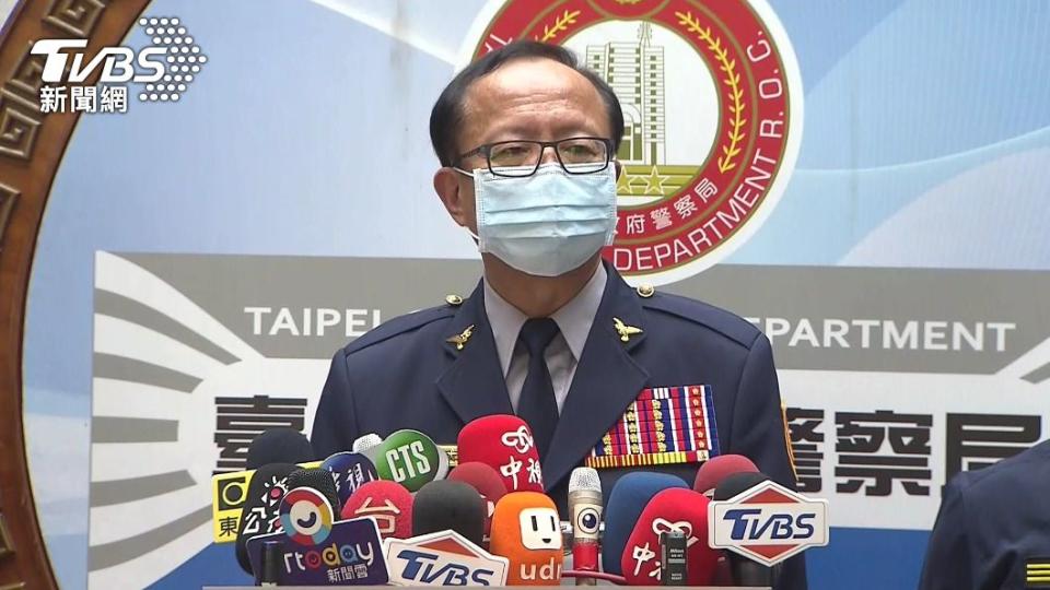 台北市警察局長陳嘉昌。（圖／TVBS）