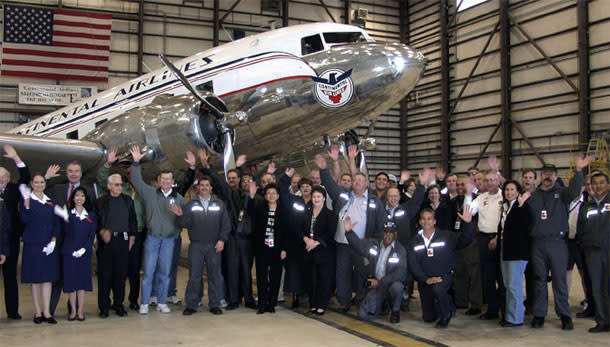 Flying high: Gordon Bethune took over Continental Airlines in 1994; the following year the airline ranked first in on-time performance and posted its first profit in 10 years. 