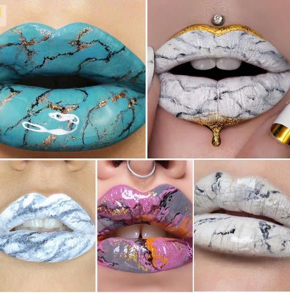 ‘Labios de mármol’, tendencia en las redes