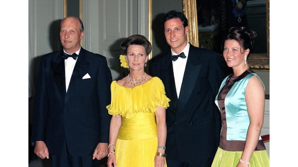 Crown Prince Haakon with Princess Martha Louise Attend King Harald & Queen Sonja'S 60th Birthday Celebration