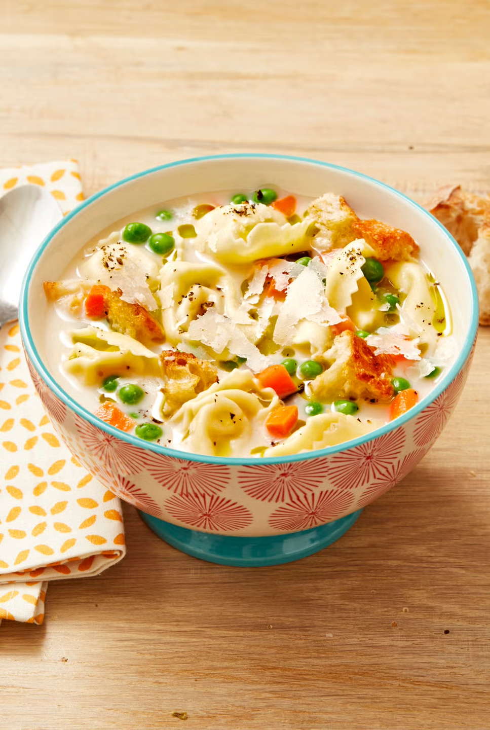 five ingredient meals creamy tortellini soup