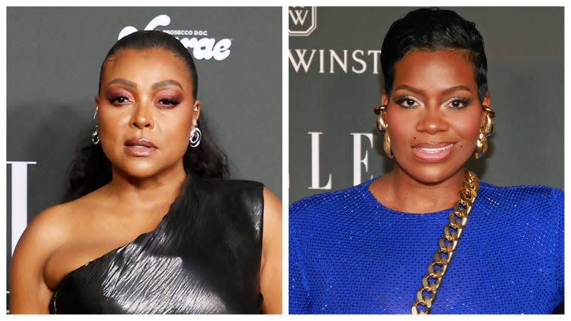 Taraji P. Henson, left; Fantasia Barrino-Taylor.