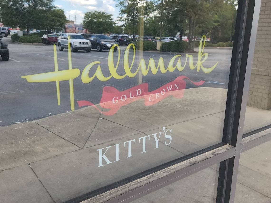 The Kitty’s Hallmark store in Lexington closed its doors in July. Meanwhile, the St. Andrews Road branch of the Kitty’s Hallmark remains open.