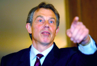 <p>Once hugely popular, Tony Blair became the longest-serving Labour prime minister after he entered office with a landslide majority in 1997. His decision to back the American-led invasion of Iraq lost him supporters, and he resigned in 2007. <i>(Rex)</i></p>