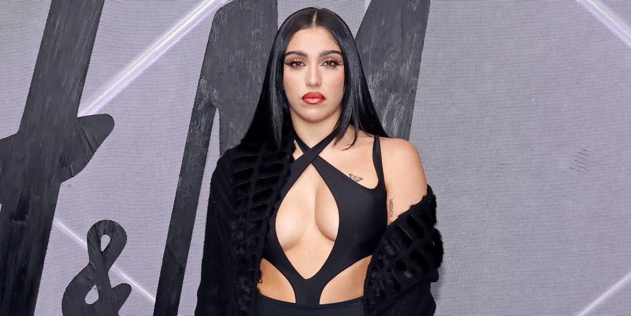 new york, new york april 19 lourdes leon attends the hm mugler launch at 894 lexington on april 19, 2023 in new york city photo by taylor hillwireimage