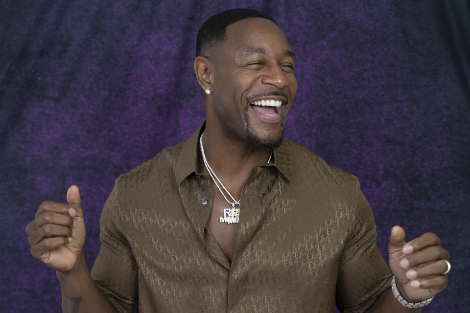 Tank poses for a portrait on Tuesday, Aug. 16, 2022, in New York. “R&B Money," his ninth studio album, is a 17-track project with a back-to-basics R&B approach featuring appearances from Chris Brown, Alex Isley and more. It also includes the singles “I Deserve” and “Can’t Let It Show” which both reached No. 1 on Billboard’s Adult R&B Airplay chart. (AP Photo/Gary Gerard Hamilton)