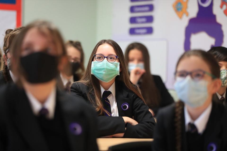 Face masks could avoid exam disruption (PA Media)