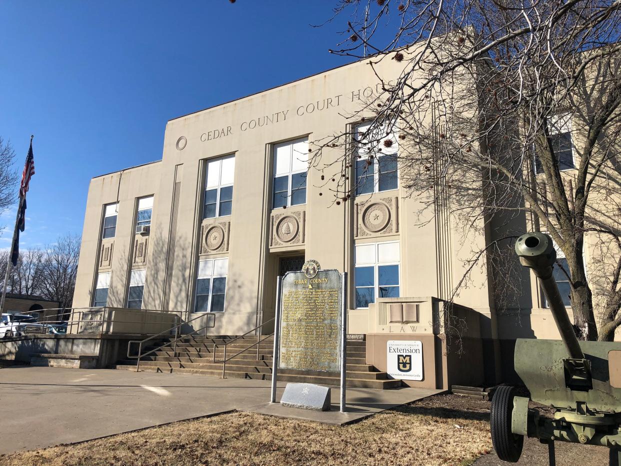 Cedar County Court House in Stockton, Missouri, Jan. 26, 2022.