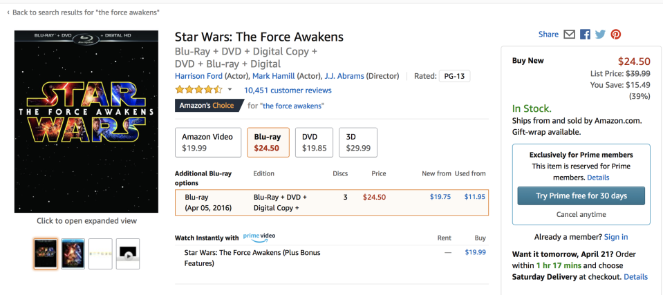 For Star Wars and Marvel fans who still prefer DVDs and Blu-Rays over digital,
