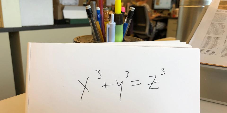 <p>In 2019, mathematicians finally solved a <a href="https://www.popularmechanics.com/science/math/a28943849/unsolvable-math-problem/" rel="nofollow noopener" target="_blank" data-ylk="slk:math puzzle;elm:context_link;itc:0;sec:content-canvas" class="link ">math puzzle</a> that had stumped them for decades. It’s called a Diophantine Equation, and it’s sometimes known as the “summing of three cubes”: Find x, y, and z such that x³+y³+z³=k, for each k from one to 100.</p><p>On the surface, it seems easy. Can you think of the integers for x, y, and z so that x³+y³+z³=8? Sure. One answer is x = 1, y = -1, and z = 2. But what about the integers for x, y, and z so that x³+y³+z³=42? </p><p>That turned out to be much harder—as in, no one was able to solve for those integers for 65 years until a <a href="https://www.popularmechanics.com/science/health/a37384049/can-americas-fastest-supercomputer-defeat-covid-for-good/" rel="nofollow noopener" target="_blank" data-ylk="slk:supercomputer;elm:context_link;itc:0;sec:content-canvas" class="link ">supercomputer</a> finally came up with the solution to 42. (For the record: x = -80538738812075974, y = 80435758145817515, and z = 12602123297335631. Obviously.)</p><p>That’s the beauty of math: There’s always an answer for everything, even if takes years, decades, or even centuries to find it. So here are seven more brutally difficult <a href="https://www.popularmechanics.com/science/math/a28569610/viral-math-problem-2019-solved/" rel="nofollow noopener" target="_blank" data-ylk="slk:math problems;elm:context_link;itc:0;sec:content-canvas" class="link ">math problems</a> that once seemed impossible until mathematicians found a breakthrough. </p>