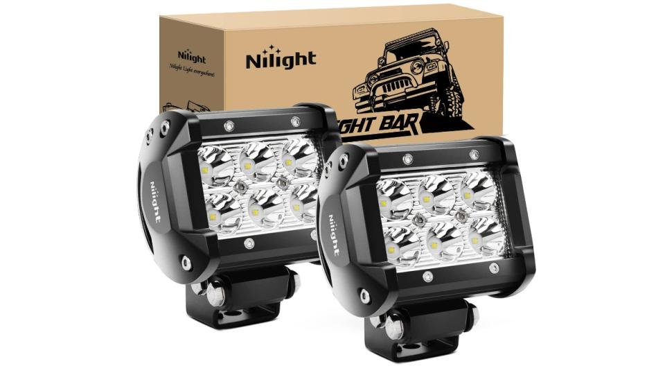 Luces LED Spot Driving de Nilight / Imagen: Amazon México