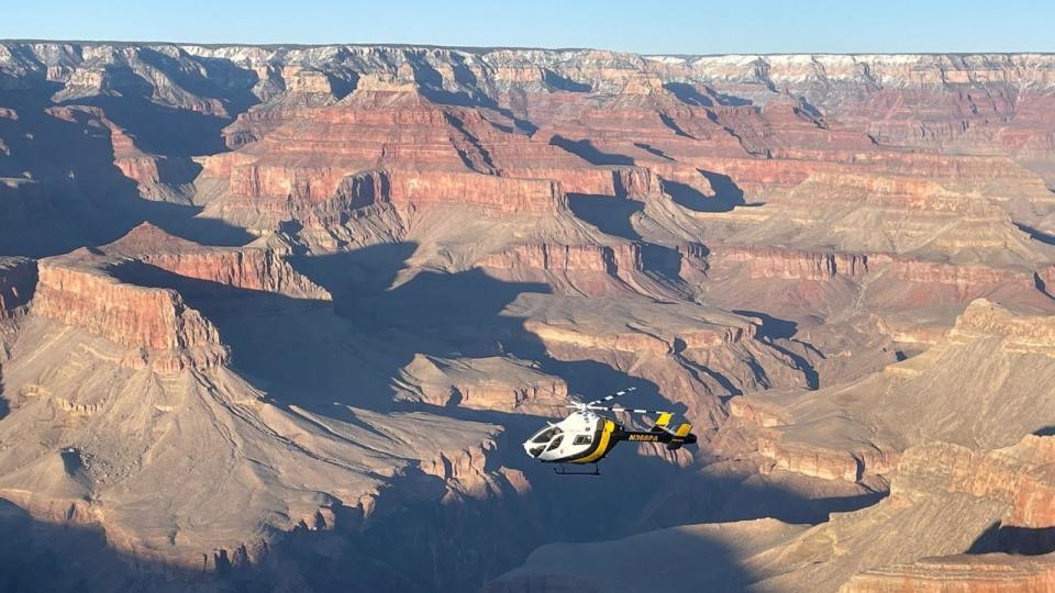 PHOTO: Helicopter 368 over Grand Canyon (NPS)