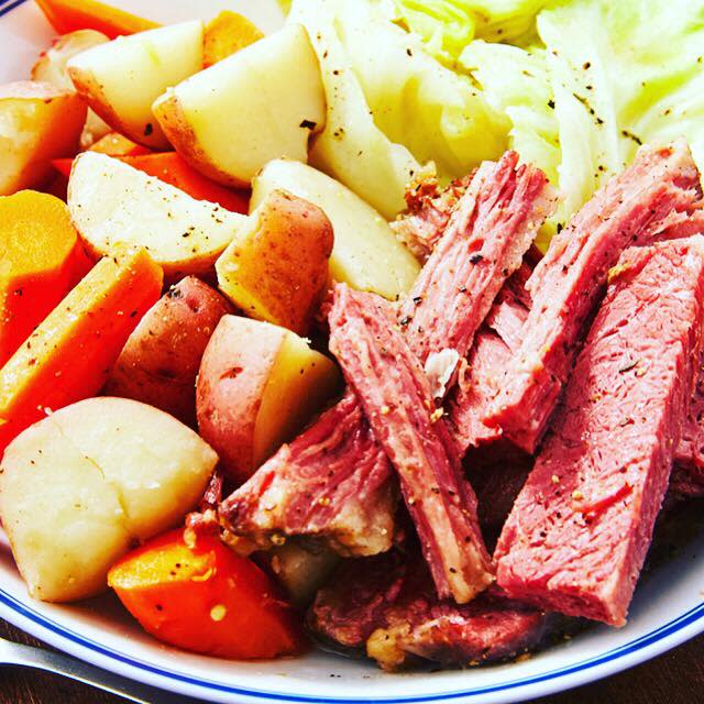 Greyhound Tavern, 39 Broad St, Bridgewater, is offering several special dishes for St. Patrick's Day, including this corned beef and cabbage dinner.