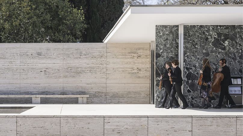 Atenea Quartet at the Pavelló Mies van der Rohe