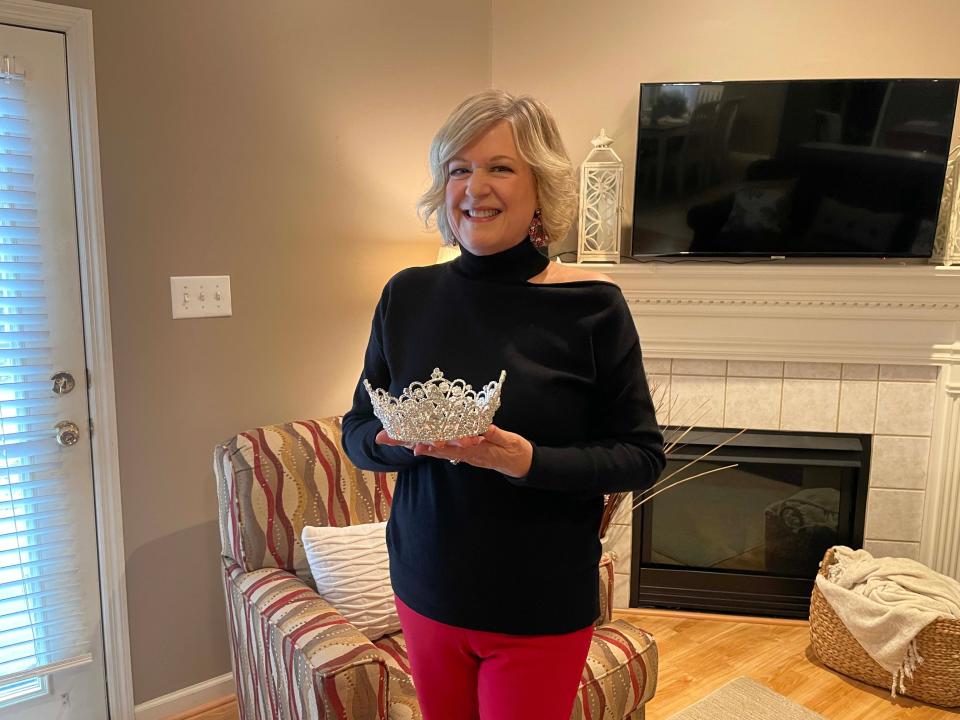 Doane says her Karns crown is among her favorite things at her home.