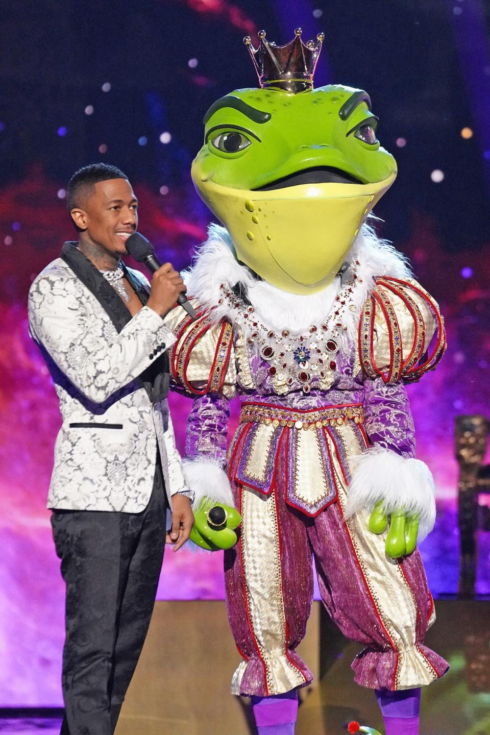 'The Masked Singer' host Nick Cannon with the Prince