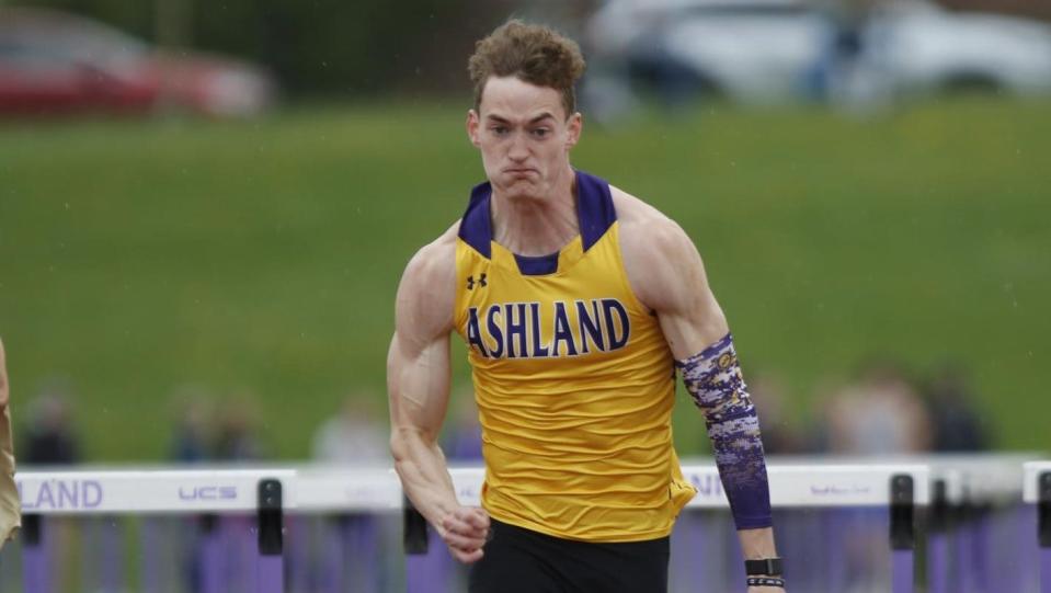 Ashland's Trevor Bassitt won the men's 400-meter hurdles in 48.98 seconds at the NCAA Division II Outdoor Track & Field Championships on May 28 at Grand Valley State. The senior's time gave him his 10th national championship, a new PR in the event and slotted him at No. 4 all-time in D-II in the event.