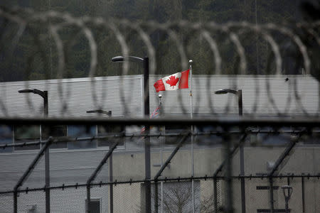 A Canadian flag flies outside of the Alouette Correctional Centre for Women, where Huawei CFO Meng Wanzhou is being held on an extradition warrant, in Maple Ridge, British Columbia, Canada December 8, 2018. REUTERS/David Ryder