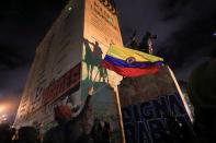 Protest against sexual assault by the police and the excess of public force, in Bogota