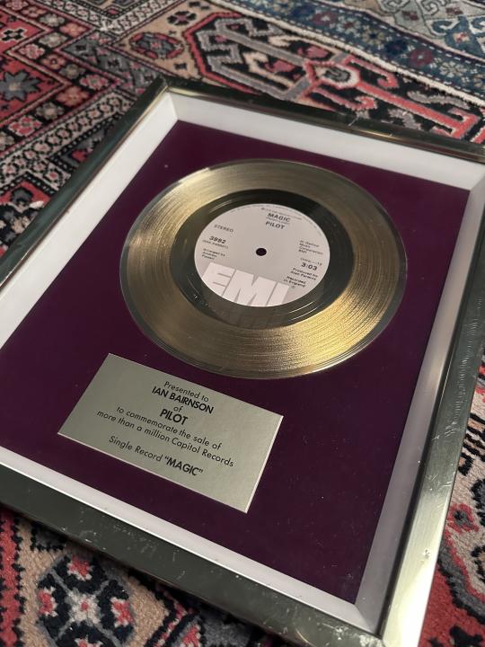 Ian Bairnson won a gold disc for playing guitar on 1970 pop band Pilot's hit Magic. The song later featured in the Adam Sandler film Happy Gilmore (Gardiner Houlgate/PA)