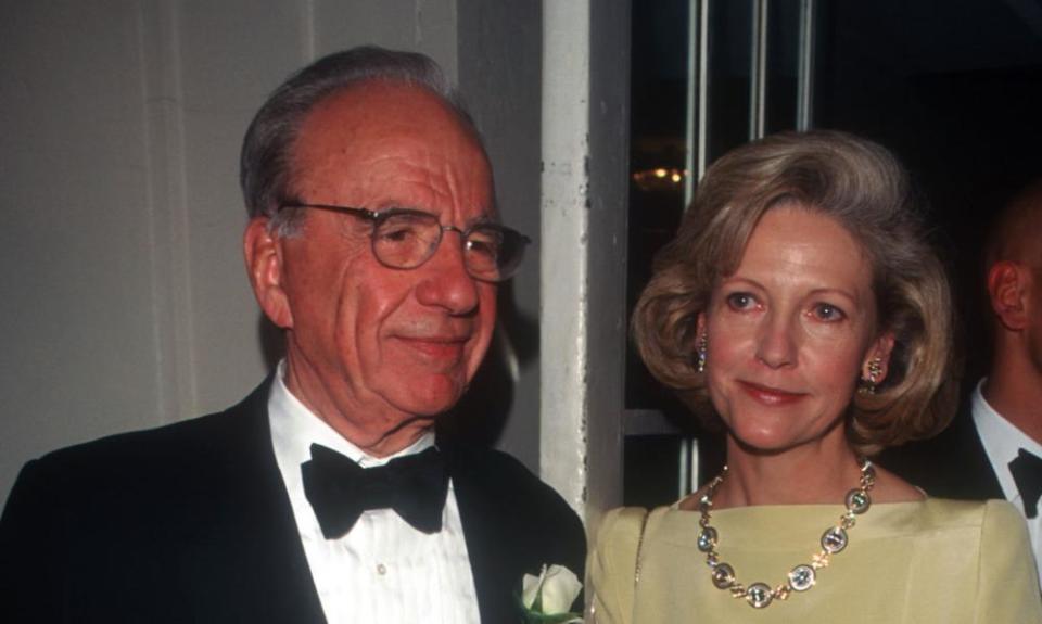 Rupert Murdoch with Anna Torv