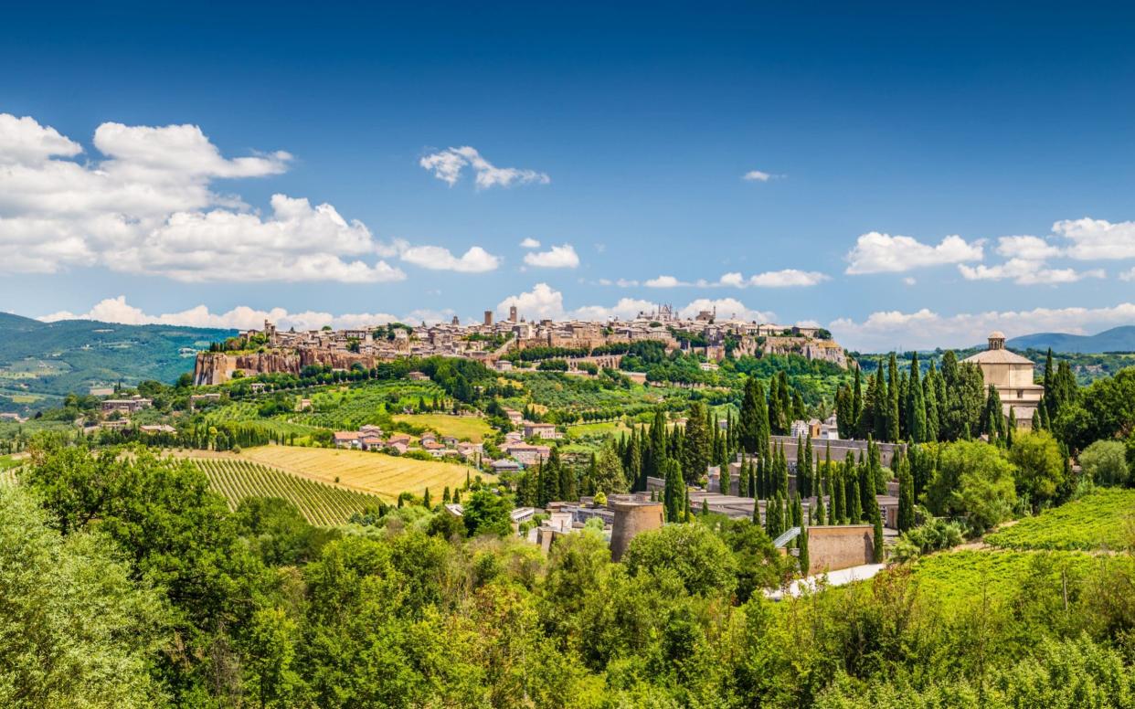 A path well-trodden: the Etruscan sites and medieval towns of Umbria were familiar to Garibaldi and his men - Getty