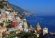 <p>The cliffside village of Positano on Italy's Amalfi Coast // 2009</p>