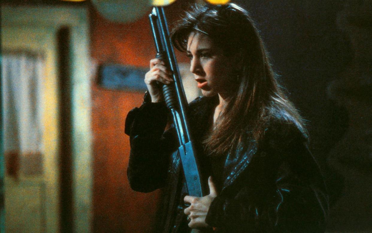 Jennifer Aniston as Tory in Leprechaun, 1993 - Alamy